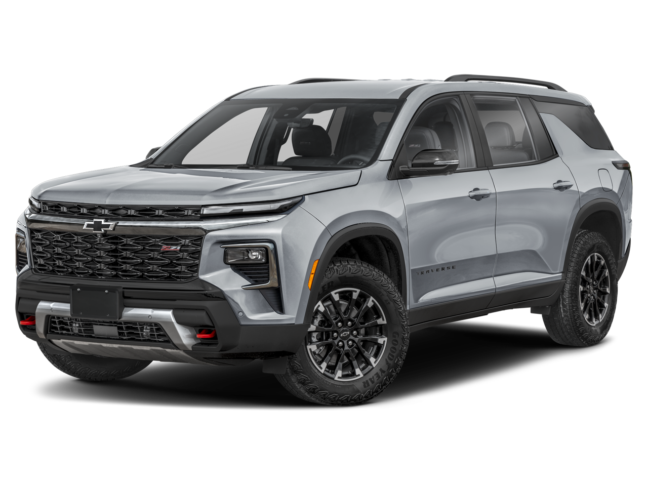 2025 Chevrolet Traverse Z71 in Radiant Red Tintcoat — front three-quarter view
