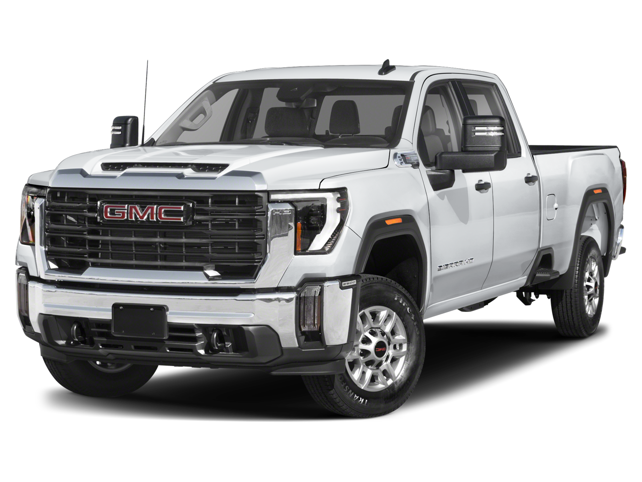 2025 GMC Sierra 2500 HD Denali in Onyx Black — front three-quarter view