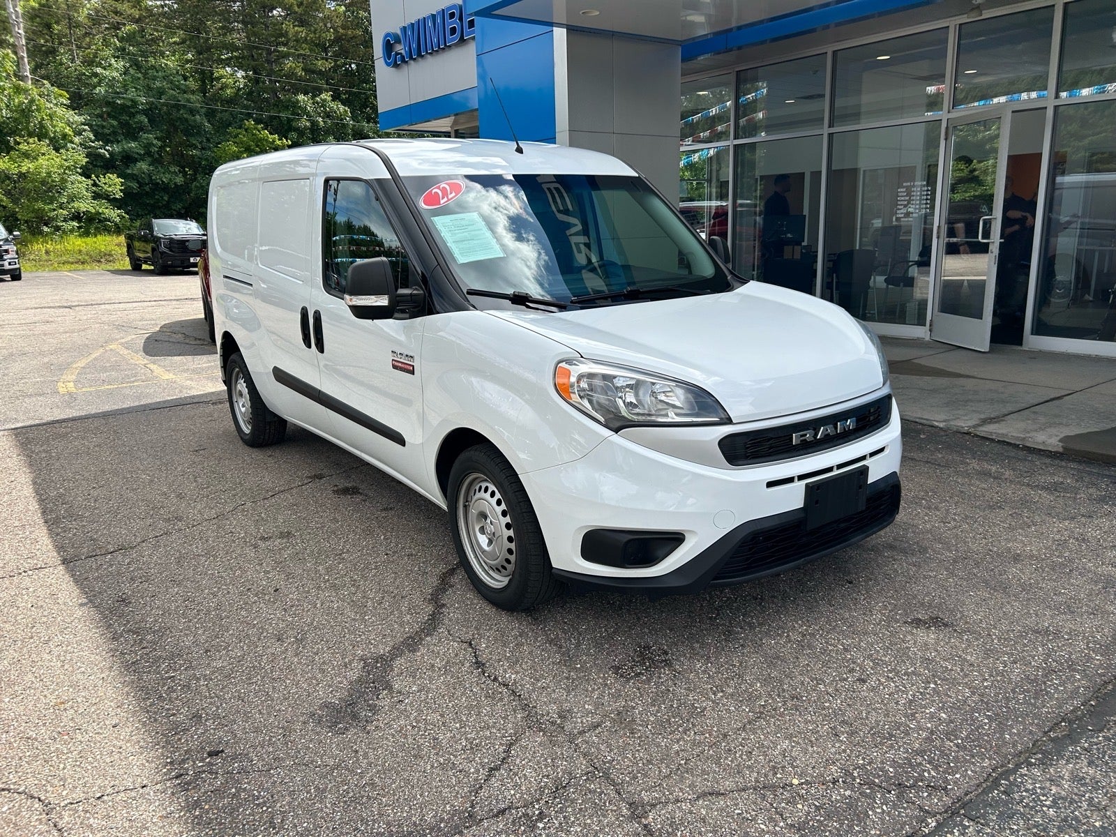 2022 RAM ProMaster City Cargo Van Tradesman in White — front three-quarter view